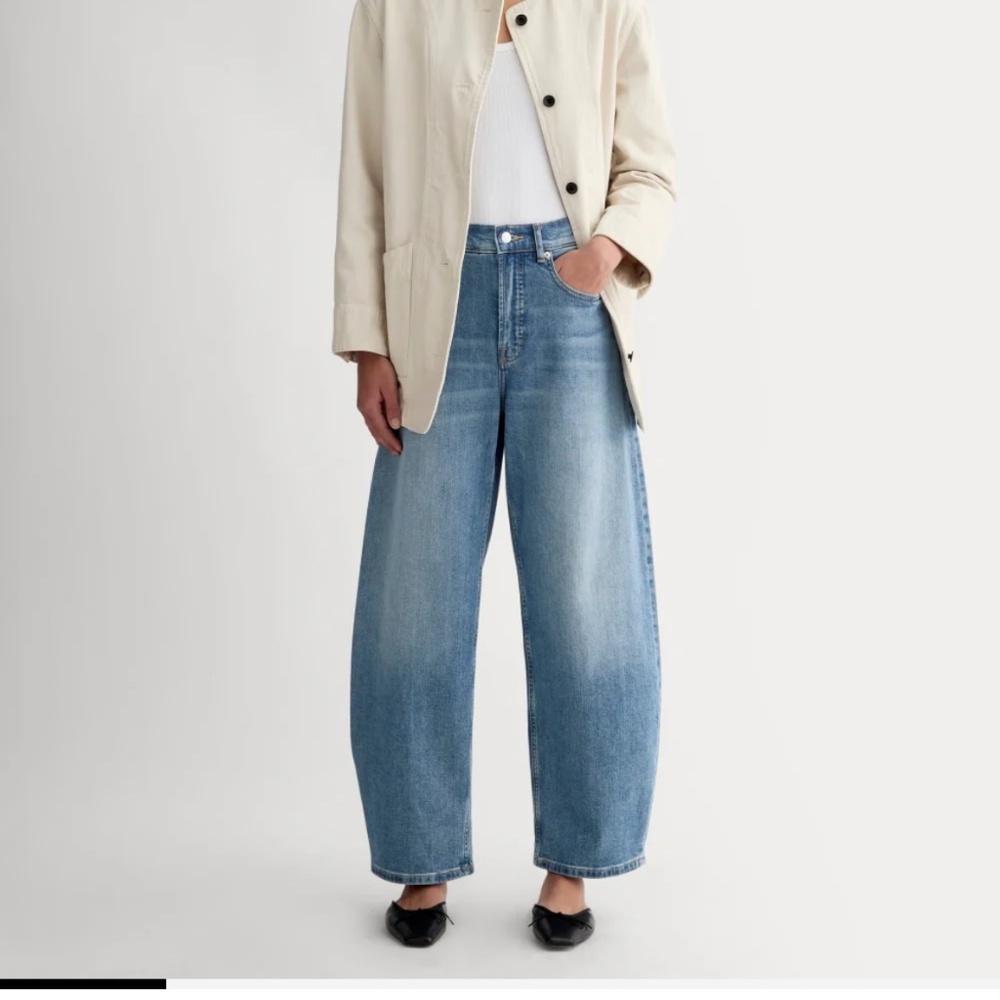 Everlane way high barrel jean